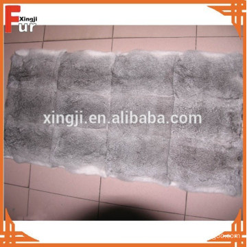 Chinese Factory Wholesale Chinchilla Grey Rabbit Fur Plate